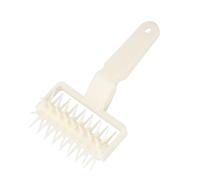 CHICIRIS Bread Docker Pie Needle Wheels Cutter pour Pâte sans Ampoules - Perforateur de Pâte en Plastique Robuste - Rouleau à Aiguilles à Pizza pour la Cuisson de Pains Plats, à Pâtisserie