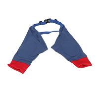 CHICIRIS Bretelles de Jambe Avant, Manchon de Récupération de Protection des Articulations Réglable pour Animaux de Compagnie, Coton Bleu (M)