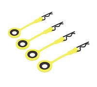 CHICIRIS Broches de Clips de Corps RC, Conception en Silicone et en Métal pour une Fixation Facile et une Utilisation sans Douleur, Compatibles avec SCX10 et (YELLOW)