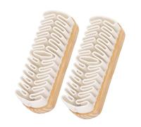 CHICIRIS Brosse en Daim, Lot de 2 Brosses en Nubuck Crêpe Nettoyant pour Chaussures en Daim Brosse de Nettoyage pour Chaussures Bottes Ceintures Sacs