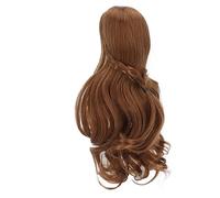 CHICIRIS Brunette Doll Hair Wig Frange de Poupée Douce Coupe Diy Cutting Soft Doll pour 1/3 Poupée BJD, Filament à Haute Température Perruque à Cheveux Longs pour le Style de (brun clair)