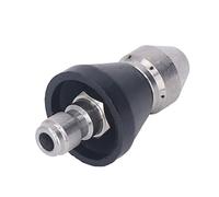 CHICIRIS Buse Turbode en Disque de Pression en Acier Inoxydable - Turbuschen à Haute Performance 5000psi pour Nettoyage d'eau Chaude et Froide (Tête Centrale arrière 6 Trous 1/4" NPT)