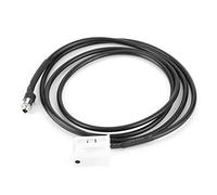 CHICIRIS Câble Adaptateur d'entrée Audio, Câble Adaptateur Audio AUX 3,5 Mm en Plastique Métal 12 Broches Quad Lock pour W203 W209 W169, Connectez Un Téléphone Portable MP3 à la Radio AUX
