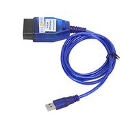 CHICIRIS Câble de Diagnostic pour, Interface K+DCAN avec USB | Compatible avec la Série E 1/3/5/X1/X5/X6/Z4, Matériau PVC + ABS, Prend en Charge les Protocoles OBD et la Programmation du