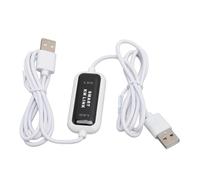 CHICIRIS Câble de Transfert D'ordinateur USB pour un Partage Efficace de Clavier et de Souris sur Plusieurs Ordinateurs et une Fonction de Presse-papiers de Données, 1 unité, ABS Durable