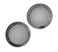CHICIRIS Cache de Haut-Parleur Plafonnier Rond 92mm pour Voiture (Black) | Aluminium et fer durables, protection acoustique, installation rapide, pour automobile, maison