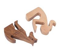 CHICIRIS Cadeaux Commémoratifs pour Chien, Ornements en Bois de Sympathie Faits à la Main pour la Perte d'un Animal de Compagnie, avec Une Jolie et Chaleureuse Sculpture pour Se Souvenir (A)