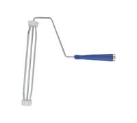 CHICIRIS Cadre de Rouleau à Peinture, Construction en Acier Inoxydable et Plastique de qualité Supérieure avec Rainure pour le Pouce pour une Prise Facile, Peinture Efficace (Acier inoxydable.