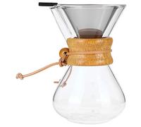 CHICIRIS Cafetière Filtre en Acier Inoxydable avec Verre Résistant aux Hautes Températures pour un Plaisir de café Unique à la Maison (400ml)