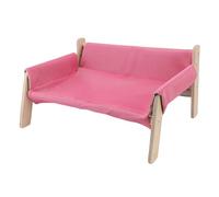 CHICIRIS Canapé-lit de Chat élevé Robuste avec Poteau de Grattage, Point de Repos Idéal, pour la Relaxation du Chat (Pink)