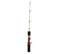 CHICIRIS Canne à Pêche sur Glace de 52 Cm Canne à Pêche en Fibre FRP Conception à Deux Sections avec 3 Anneaux de Guidage Pliés Poignée Légère de 30,5 Cm pour la sur Glace et Les Pêcheurs en Hiver