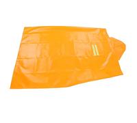 CHICIRIS Cape Ignifuge, Cape à Capuche en Silicone Double Face avec Bandes Lumineuses pour évacuation en Cas D'incendie dans L'usine de Bureau D'hôtel