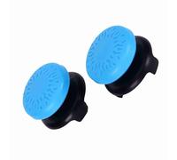 CHICIRIS Capuchon de Contrôleur de Poignée de Pouce 2 Pièces, Couvercle en Silicone Améliore Le Confort, Hauteur Ergonomique, Compatible avec Le Joystick (Blue)