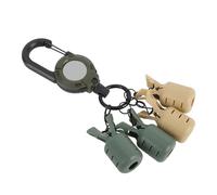 CHICIRIS Capuchons de Protection pour Leurre de Pêche, Protecteur de Crochet de Gabarit en ABS avec Boucle Rétractable pour Le Rangement Portable (Green)