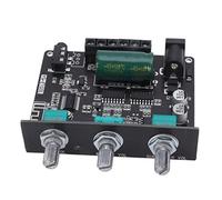 CHICIRIS Carte Amplificateur Bluetooth, Module D'amplificateur de Puissance Audio 2.1 Canaux 2x50 W 100 W avec Contrôle des Aigus des Basses et Application, pour Haut-parleurs Bluetooth