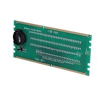 CHICIRIS Carte de Test de Carte Mère de Bureau DDR2 DDR3 avec Lumière de Test LED Idéale pour les Mères / - Aucune Alimentation Externe Nécessaire Outil de Maintenance de Bureau/PC