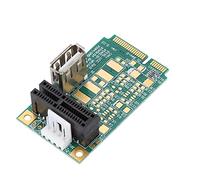 CHICIRIS Carte Riser PCI-E, Conception Compatible Multi-Système | Prise en charge 1X/4X/8X/16X, Alimentation externe requise, Test efficace de la carte PCI-E, Compatibilité des