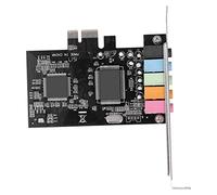 CHICIRIS Carte Son PCI-E 5.1, Puce CMI8738, Suppression de la Balance du Bruit, Carte Stéréo pour 7, Accessoire pour Ordinateur de Bureau