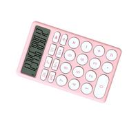 CHICIRIS Cartoon Pocket Calculator Netter Pandheld Small Electronic Conductor pour Les étudiants et, Grande Exposition pour Les Maisons D'école, Conception Facile Portable (Pink)