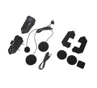 CHICIRIS Casque Bluetooth Moto, Intercom Stable pour Communication Claire, avec Rejet Appel Musique, Compatible avec Plusieurs Appareils (Y10 Doux)