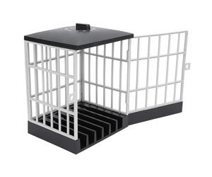 CHICIRIS Cell Phone Jail Lock Box, Secure Phone Time Out (Black Gray) | Matière plastique, Peut contenir jusqu\'à 6 téléphones, Idéal pour passer du temps en famille, Aide à réduire les