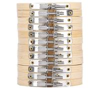 CHICIRIS Cerceaux de Broderies de Bambou rusé pour les Anneaux de Cercle de Couture de Couture de Point croisé 12 Pc Créations Artistiques