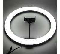 CHICIRIS Cercle Lumineux LED avec 162 Perles à économie D'énergie pour Un éclairage Lumineux Lors de la Diffusion en Direct, de la Photographie et des Selfies, 11,8 X 11,6 Pouces