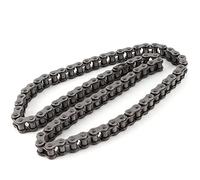 CHICIRIS Chaîne 428H, Chaîne en Acier Robuste avec Acier allié traité Thermiquement de Haute Technologie, 80 Maillons pour Moto ATV