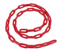 CHICIRIS Chaîne à Maillons Pivotants, Fer Recouvert de Plastique, 1,5 M, Robuste, Charge de 300 Kg, pour Enfants, Aire de Jeux, Arrière-Cour, Intérieur et Extérieur, Accessoire de Balançoire (Rouge)