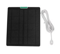 CHICIRIS Chargeur de Panneau Solaire 10W pour les Caméras de sécurité, Intégration Transparente, Puissance Fiable, Installation Facile avec des Trous de Vis, Preuve de la Lumière du Soleil pour une