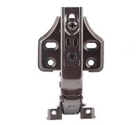 CHICIRIS Charnière Hydraulique en Acier pour Armoire, Fabrication Soignée et Fermeture Silencieuse, 1 Charnière pour Porte à Cadre en Aluminium, Couleur Noire - Amélioration de L'