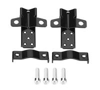 CHICIRIS Chevilles pour Evike, Moto Moto-bis Repose les Pédales de Pied de Vélo Noirs en Métal Slim de Conception Directe Remplacement Direct avec Point de Pivot Confortable