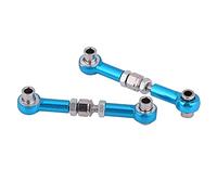 CHICIRIS CHICIRIS Pièces de Voiture RC, Tige de Liaison de Direction Améliorée en Alliage d'aluminium avec Centre de Boule Réglable pour Voitures RC 94122 94123 (Blue) (Blue)