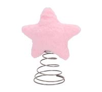 CHICIRIS Cime d'arbre de Noël, Cime d'arbre en étoile avec Une et des Détails Complexes pour Les Décorations de Noël, Fête de Vacances à la Ferme (Pink)