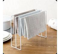 CHICIRIS Cintre de Rangement pour Torchons sur Pied, Support de Séchage pour Traitement de Peinture, pour Cuisine ou Buanderie Soignée et élégante (White)