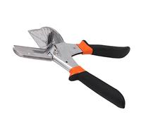 CHICIRIS Ciseaux à Onglets D'angle, 10 Lames, Ciseaux Biseautés Réglables pour Couper des Tubes en Fil PVC, Poignée Portable pour le Travail du Bois en Acier Inoxydable