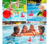 CHICIRIS Cl2 Floater Mini Distributeur Flottant Réglable Flamingo pour Piscines, Spa, - PVC Durable, 9,4 X 7,1 Pouces, 1 unité