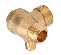CHICIRIS Clapet Anti-retour fileté 1 Voie en Laiton pour Compresseur D'air, Clapet Anti-retour de Haute qualité pour Systèmes Pneumatiques, Accessoires de Pompe Antidéflagrants pour Compresseurs D'air