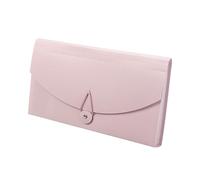 CHICIRIS Classeur Extensible Professionnel étanche, 13 Poches pour Factures de TVA Professionnelles, Organisateur en Plastique Portable (PINK)