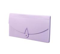 CHICIRIS Classeur Extensible Professionnel étanche, 13 Poches pour Factures de TVA Professionnelles, Organisateur en Plastique Portable (PURPLE)