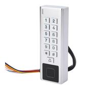 CHICIRIS Clavier de Contrôle D'accès par Empreinte Digitale, Multi-Utilisateurs, étanche, Entrée Sécurisée, pour Entrepôt, Hôtel, 10000 Utilisateurs, en Alliage de Zinc