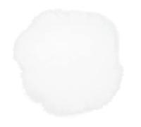 CHICIRIS Clip On Furry Mic Muff, Fourrure Artificielle Pare-Brise (WHITE) | Construction durable, Conception légère, Minimise les interférences sonores, Idéal pour les enregistrements en extérieur