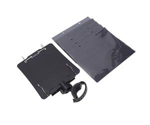 CHICIRIS Clip pour Partitions de Clarinette Lyre de Marche en ABS avec Rotation à 360°, Inclinaison à 60°, 5 Pochettes de Recharge pour Fanfare, Clarinette, Hautbois, Utilisation Performante