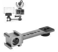 CHICIRIS Cold Shoe Adapter Bracket Extension Stand for Camera Stabilizer Microphone Connection Compatible avec les Caméras Sportives du Stabilisateur de Téléphone Mobile