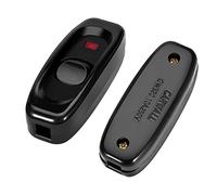 CHICIRIS Commutateur de Cordon, AC 250V 10A Inline on ou Off Table Lampe de Bureau Cordon Commutateur de Câble avec Voyant LED, pour la Maison (Noir)