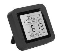 CHICIRIS Compteur d'humidité et de Température Numérique avec Modes Réglables, Hygromètre Précis, Thermomètre pour Usage Personnel, Noir, 1 unité