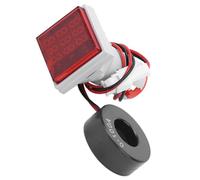 CHICIRIS Compteur Numérique de Tension, de Courant et de Fréquence, Testeur Multifonctionnel pour les Mesures électriques AC, Appareil Portable de Couleur Rouge pour un Usage Domestique (rouge)