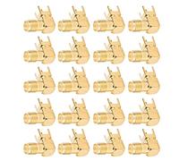 CHICIRIS Connecteur de Câble Coaxial SMA Connecteur RF SMA-KWE Haute Performance pour la Transmission de Données sans Fil, 20 Pièces pour Systèmes de Communication Numérique