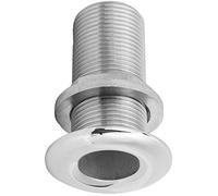 CHICIRIS Connecteur de Raccord Traversant de Coque en Acier Inoxydable 316 de qualité Marine, Sortie d'eau Chromée Polie Miroir pour Tuyau de Bateau, Yacht, avec Conception de Type Pagode (MJS022-1〃)