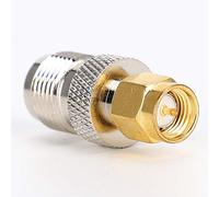 CHICIRIS Connecteur SMA TNC, Convertisseur Adaptateur de Haute qualité pour Applications RF, 2 Pièces pour équipement LAN sans Fil, Matériau en Laiton